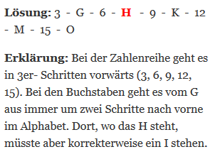 Einstellungstest Logisches Denken Zahlenreihen mit diesem Eignungstest üben